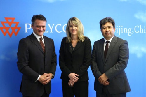 Polycom̫^(q)ձȺޅ^(q)Hansjoerg Wagner (һ)PolycomȫNۈ(zh)иTracey Newell()PolycomЇ^(q)(jng)(һ)