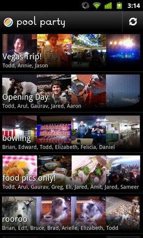 谷歌手機圖片共享應用程序Pool Party